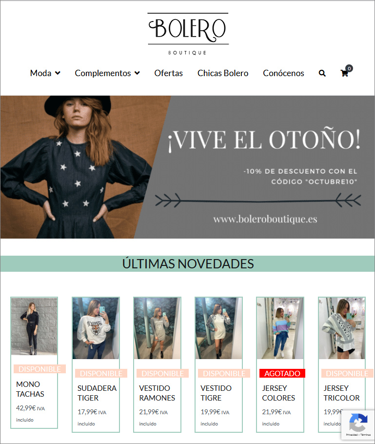 Web Bolero Boutique